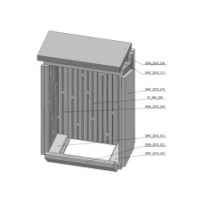 Šamotová komora komplet KV DYNAMIC 2G 44. 55. 13 (B)  